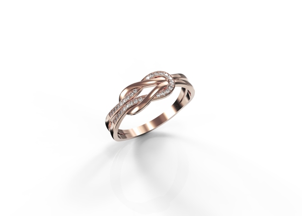 Love Knot Diamonds Ring - Image 2