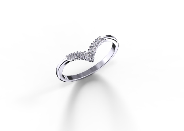 Dainty V-shaped Ring - Image 3