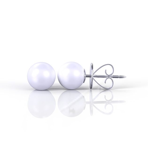 akoya pearl stud earrings