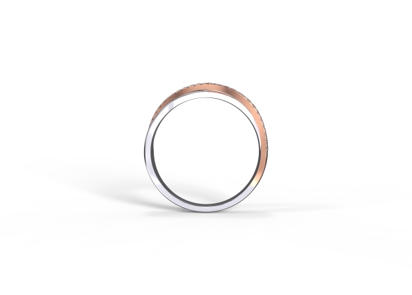4.5mm Criss-cross Diamond Ring - Image 3
