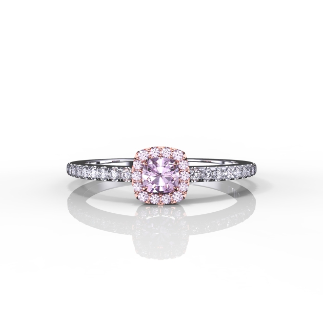 pink diamond engagement ring