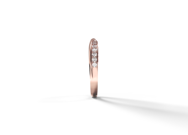 3mm Criss-cross Diamond Ring - Image 4