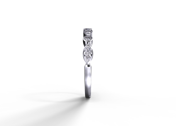 Marquise Dot Diamond Ring - Image 4
