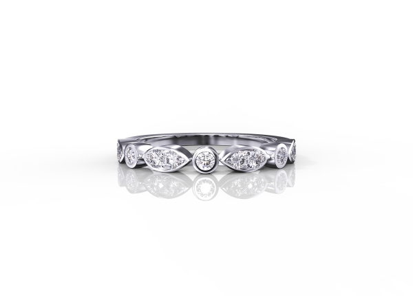 Marquise Dot Diamond Ring - Image 5