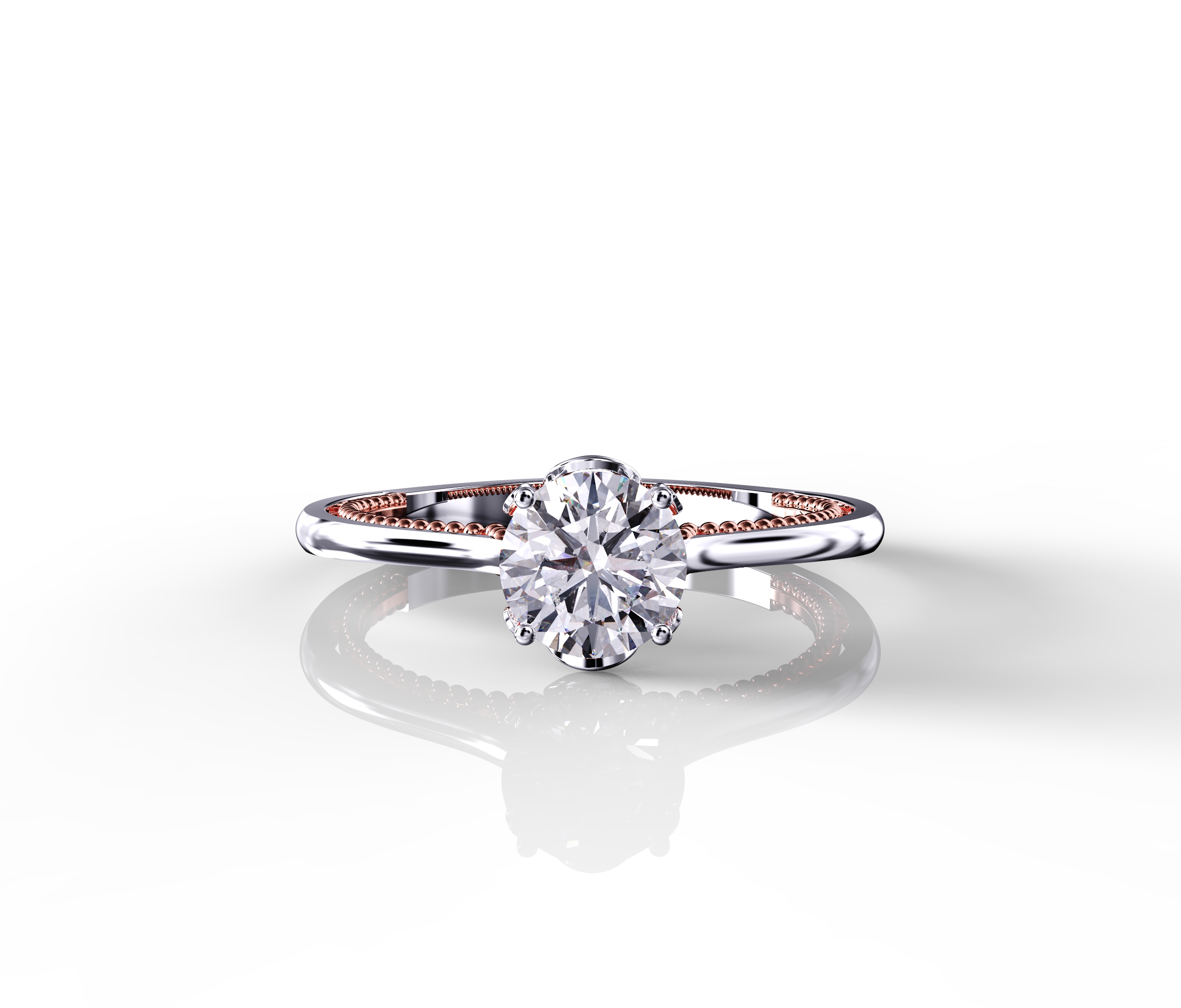 Classic Milgrain Diamond Ring