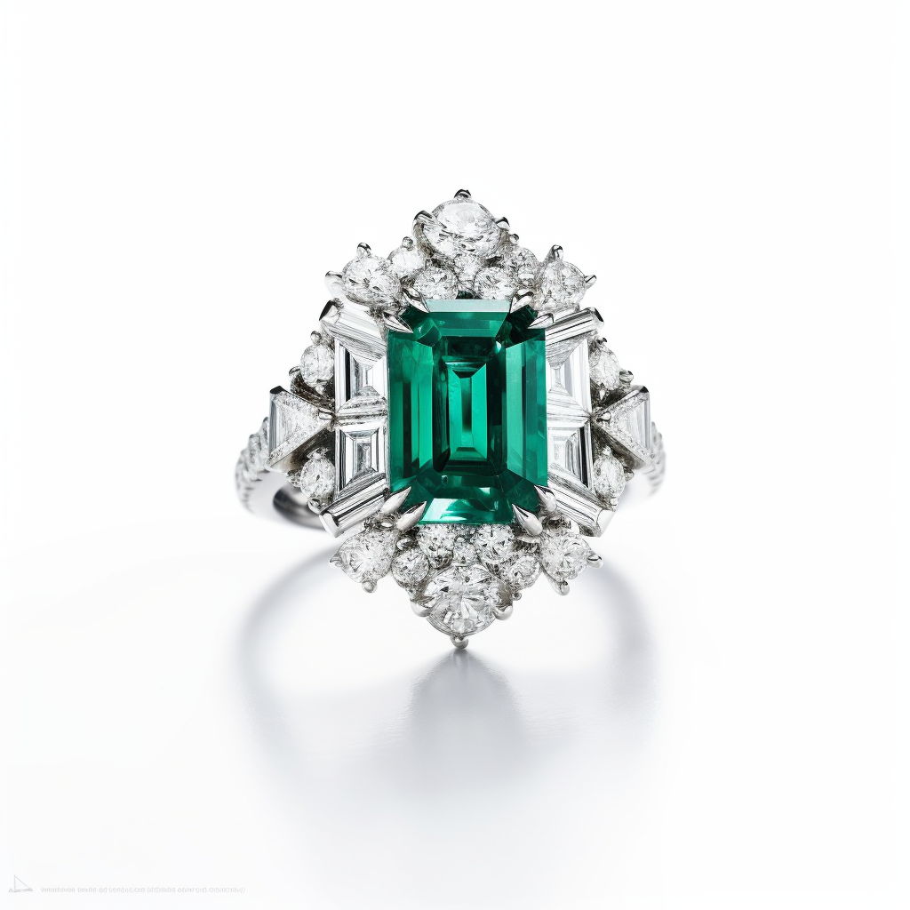 emerald diamond ring