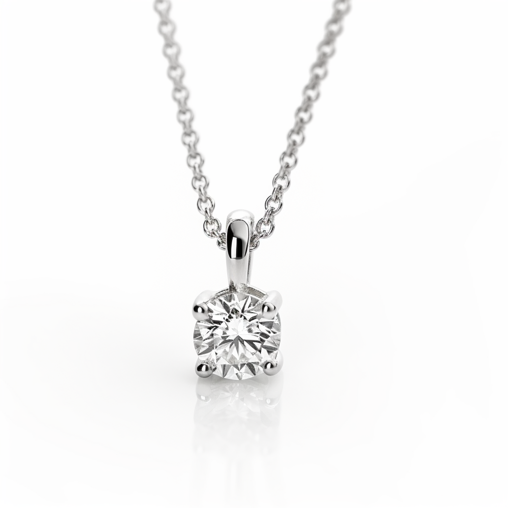 Solitaire Diamond Pendant