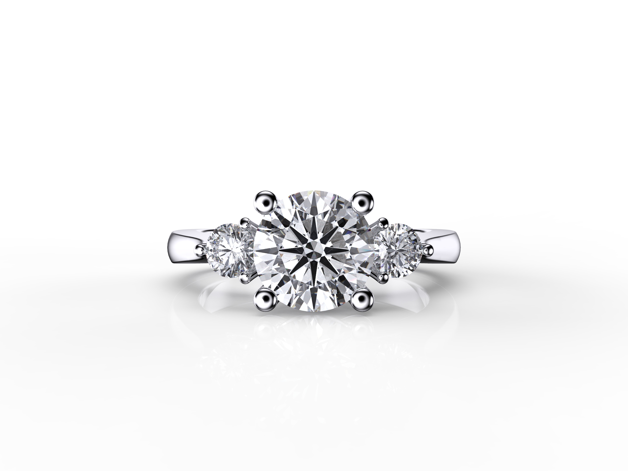 Three Stone Diamond Ring