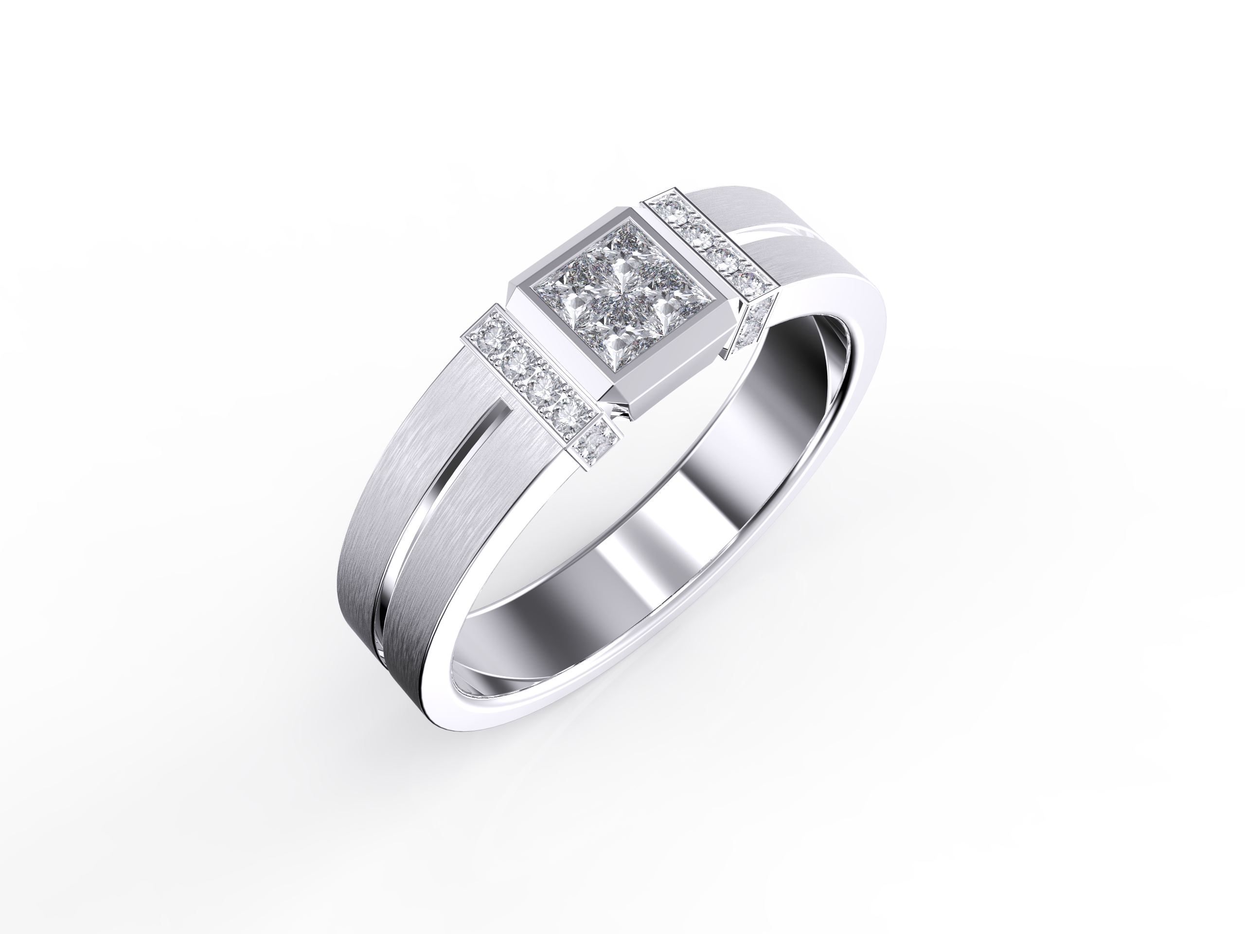 men's diamond ring