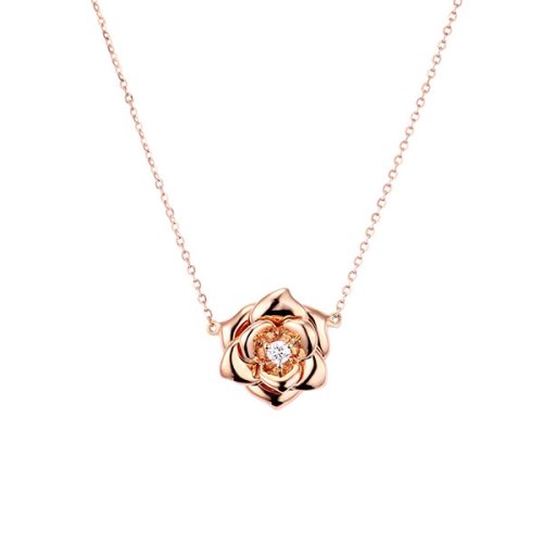 ENCHANTED ROSE DIAMOND NECKLACE