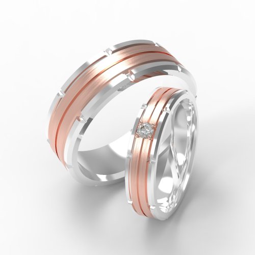 INDENTED WEDDING BANDS