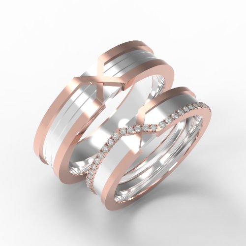 INFINI FLAT WEDDING BANDS