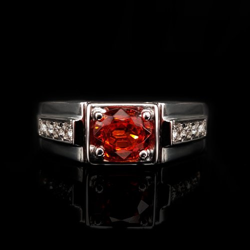 SPESSARTITE GARNET MEN’S RING