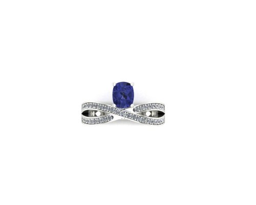 TANZANITE MODERN RING