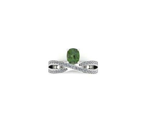 TOURMALINE MODERN RING