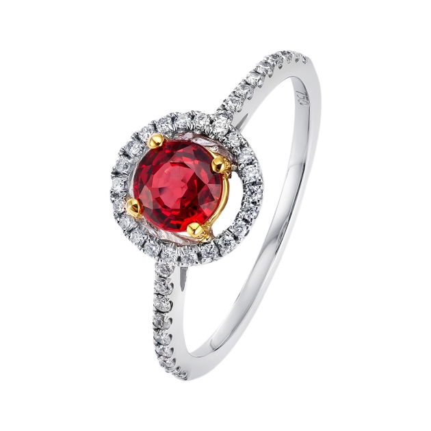 ruby diamond ring