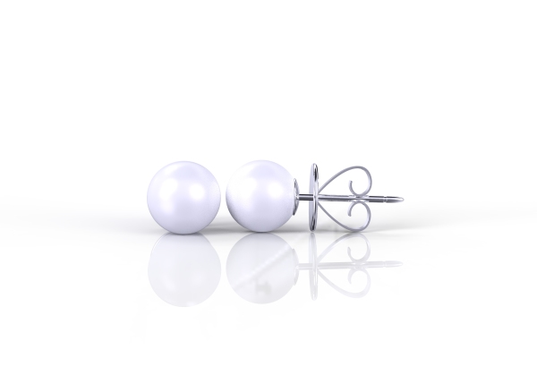 akoya pearl stud earrings