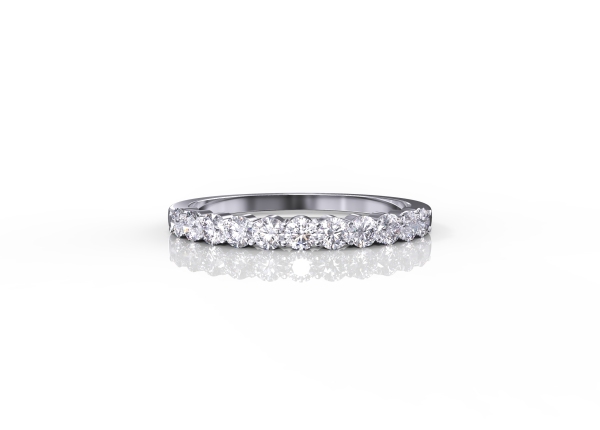 half eternity diamond ring