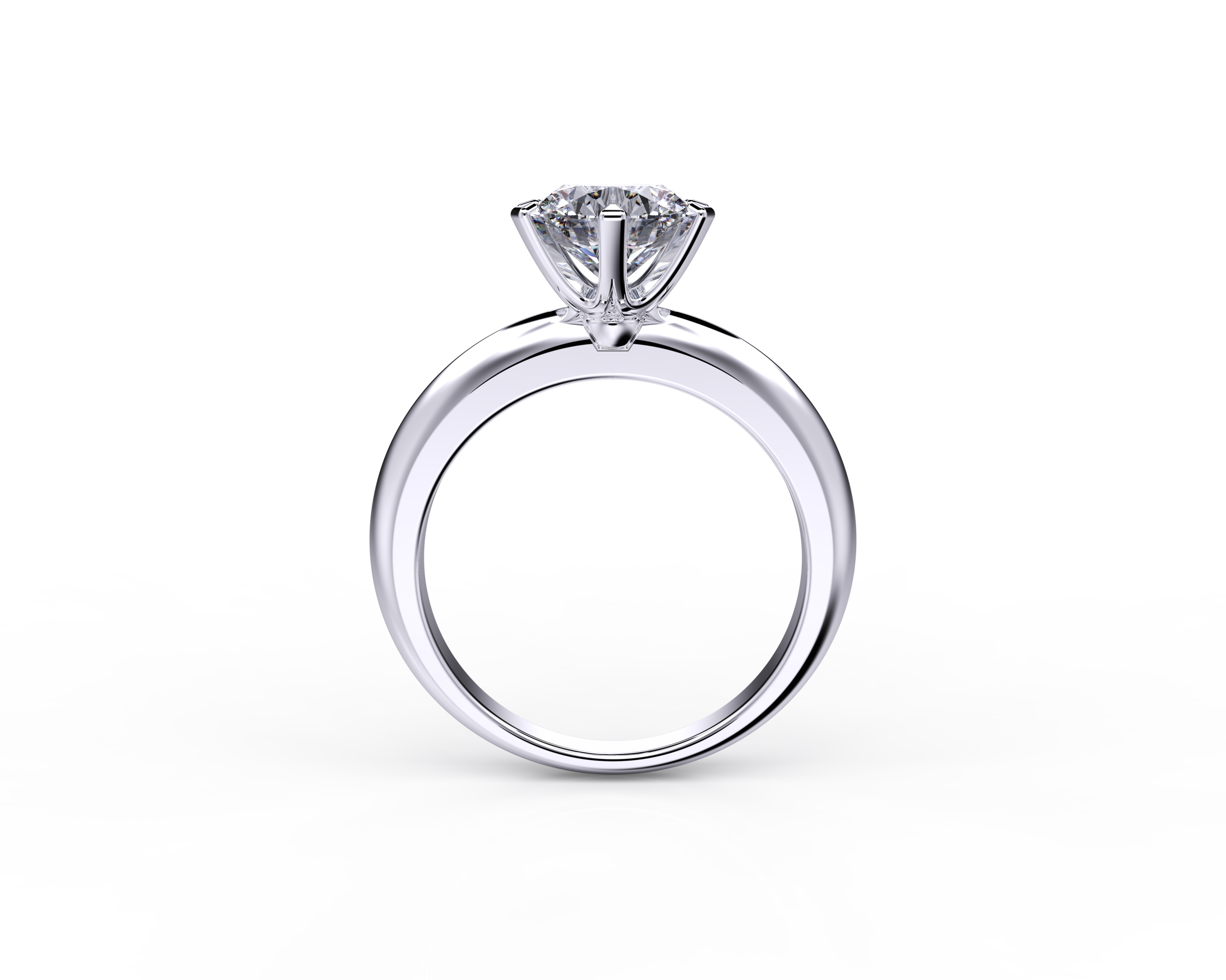 6 Claws Knife Diamond Ring