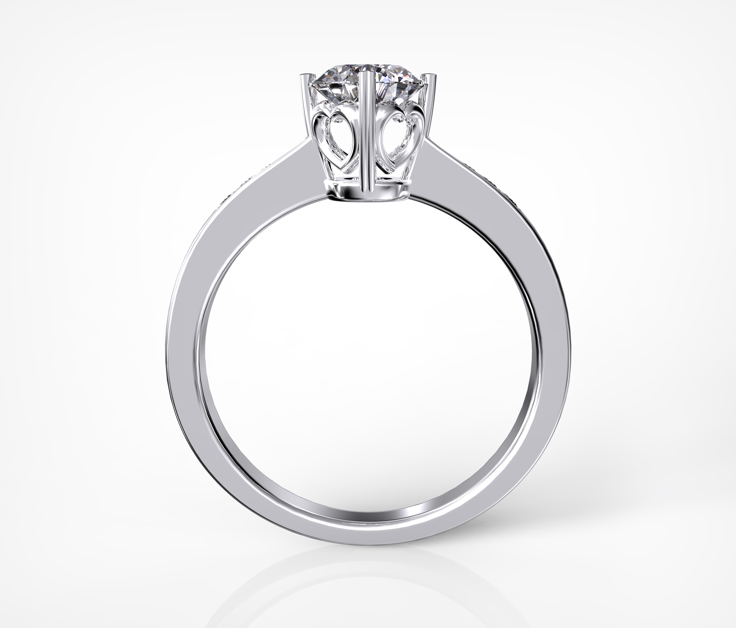 Love Tapered Diamond Ring