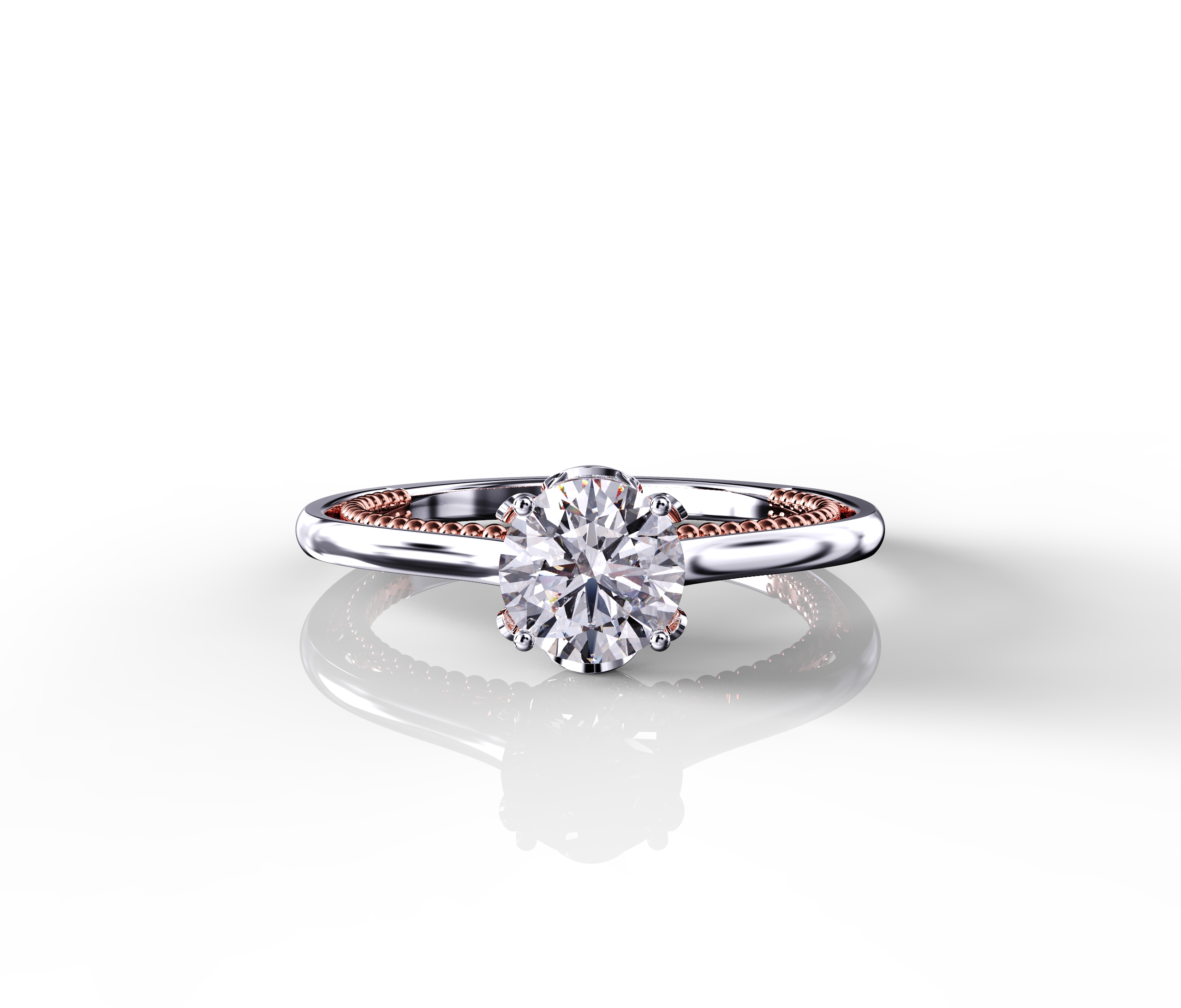 Victorian Milgrain Diamond Ring