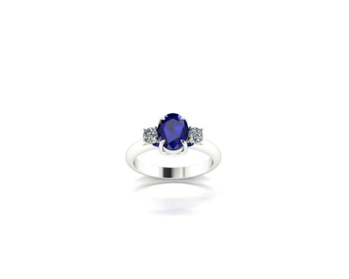 Blue-Sapphire-3-Stones-Ring