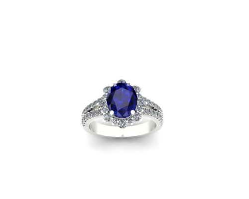 BLUE SAPPHIRE ELEGANT RING