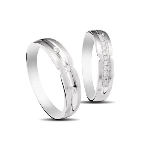 DOUBLE LAYER WEDDING BANDS