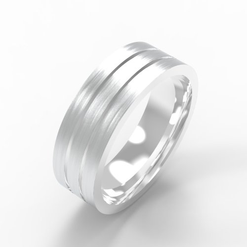 DOUBLE SLIT WIDE RING FOR HIM