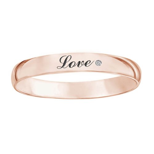 PERSONALIZED ENAMEL INLAY RING