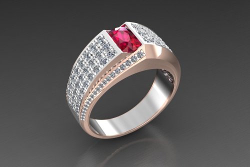 RUBY MEN’S RING